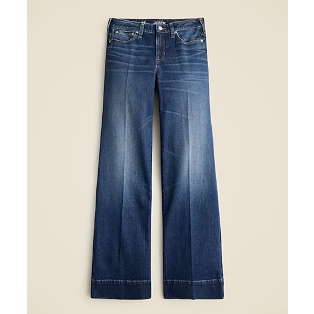 J Crew Low-rise denim trouser jean - Henry Louie Wash